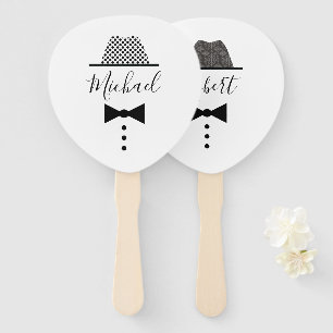 Gay Wedding Hand Fan