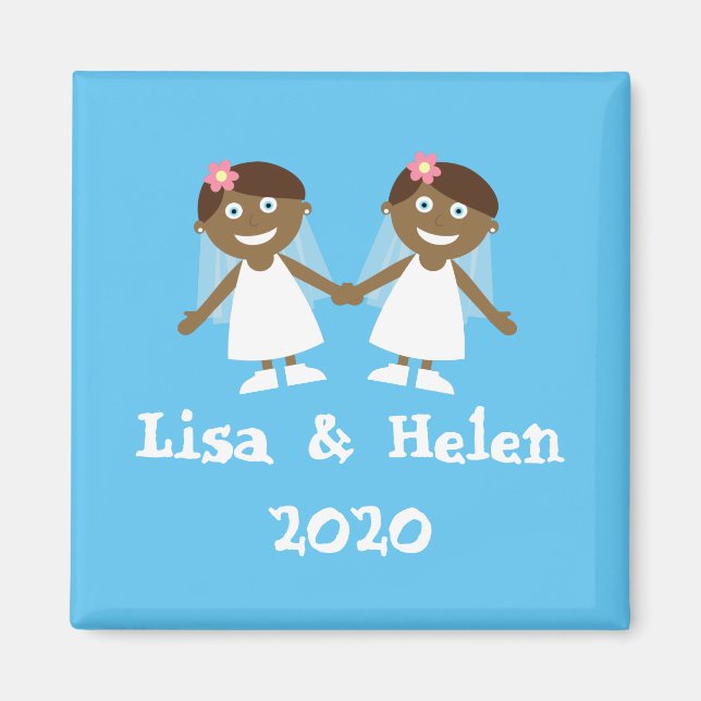 Gay Wedding Magnet (Front)