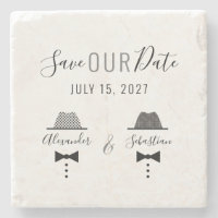 Gay Wedding Save The Date Invitation