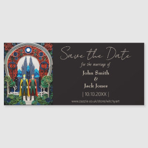 Gay Wedding Save the Date Magnet