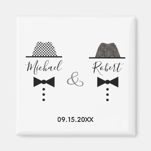Gay Wedding Save The Date Magnet