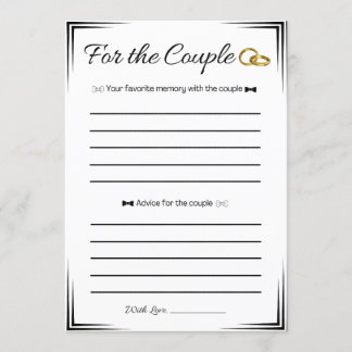 Gay Wedding Shower Game, For the couple Invitation