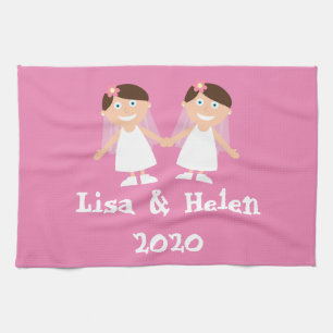 Gay Wedding Tea Towel