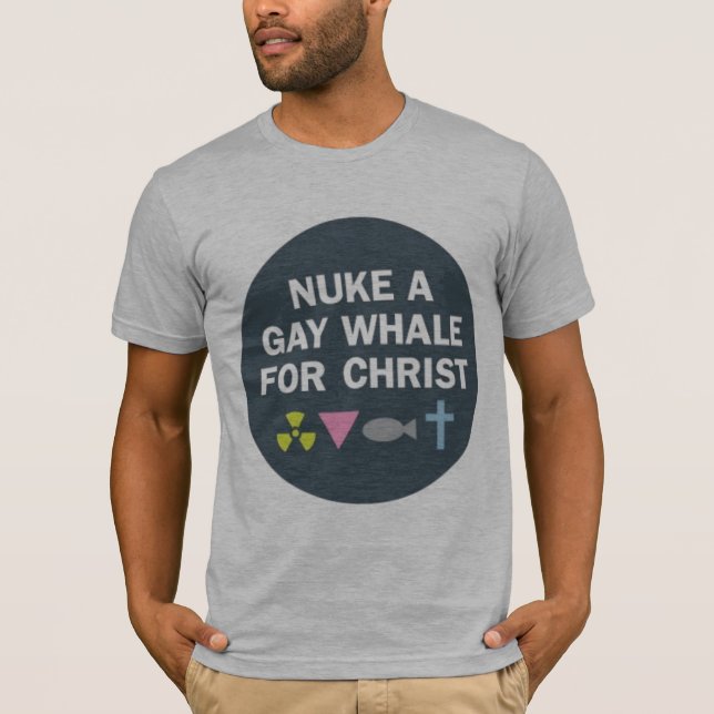 gay whale T-Shirt (Front)