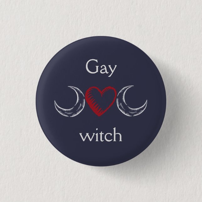 Gay witch badge / (Front)