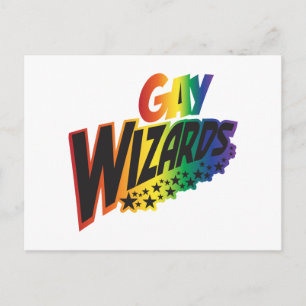 Gay Wizards Postcard