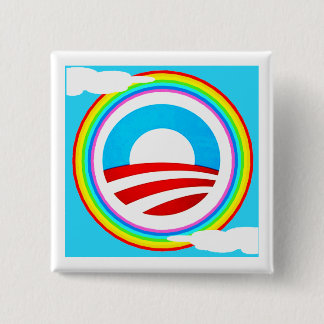 GAY WOMEN FOR  BARACK OBAMA CAMPAIGN BUTTON