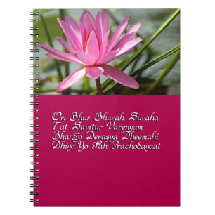 Gayatri mantra notebook