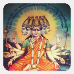 Gayatri Mantra (personification) Square Sticker
