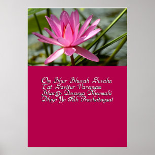 Gayatri mantra poster