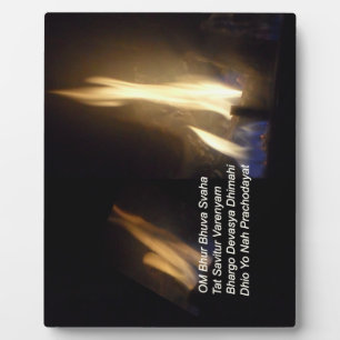 Gayatri Mantra Prayer Om Bhur Bhuvah, Plaque