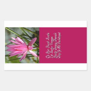 Gayatri mantra rectangular sticker