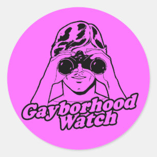 Gayborhood Watch Sticker