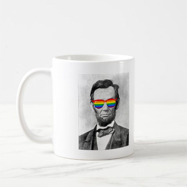 Gaybraham Lincoln Coffee Mug (Left)