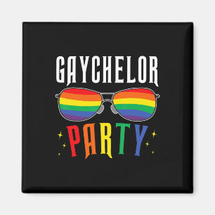 Gaychelor Gay Lesbian Lgbtq Pride Bachelor Party W Magnet