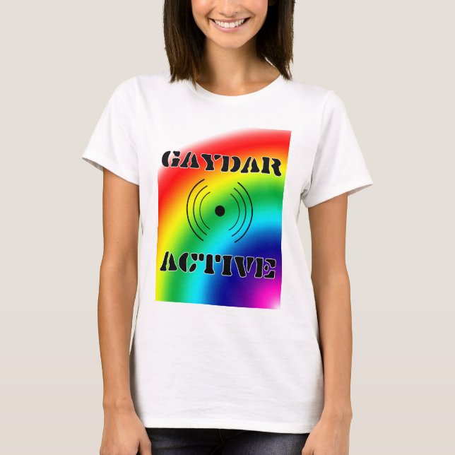 Gaydar Active I T-Shirt (Front)