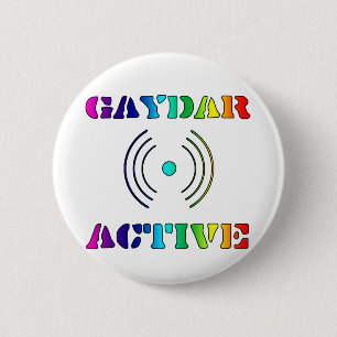 Gaydar Active II 6 Cm Round Badge