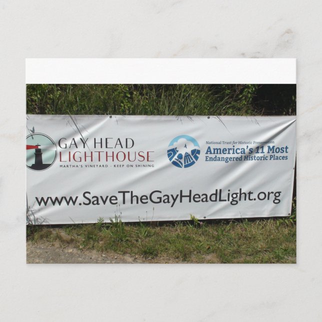Gayhead Light House Post Card (Front)