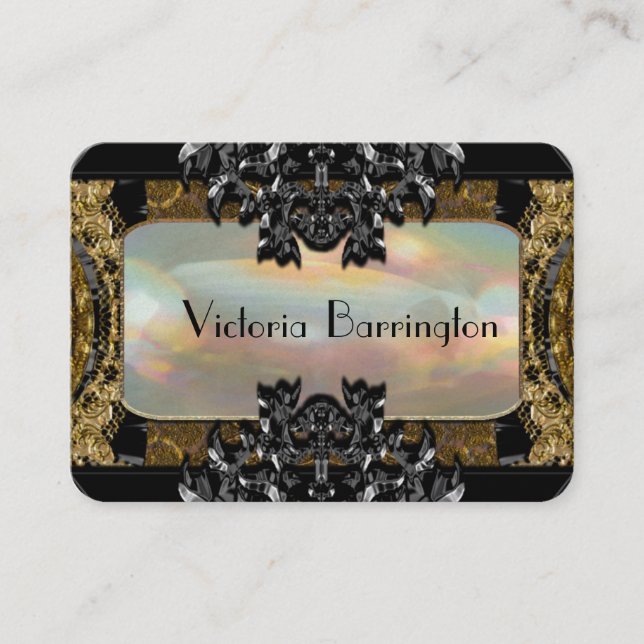 Gayla Goth Gold Business Card (Front)