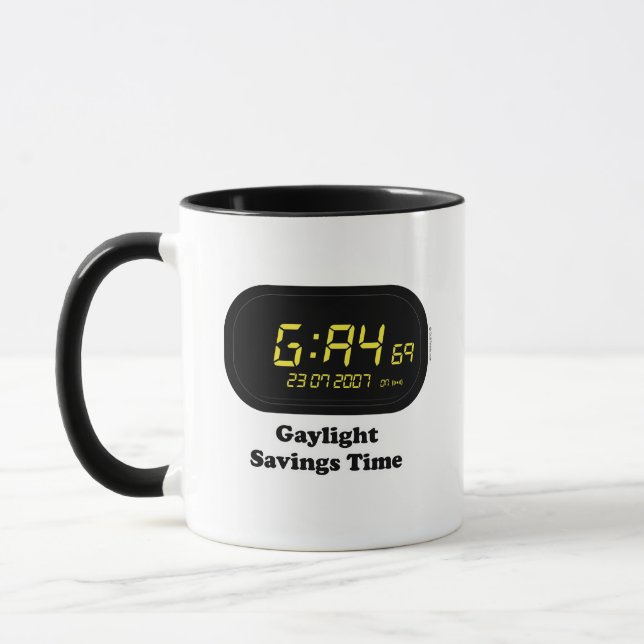Gaylight Savings Time Mug (Left)