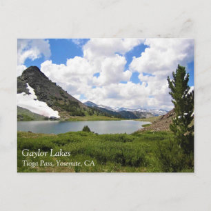 Gaylor Lakes, Tioga Pass, Yosemite, CA Postcard
