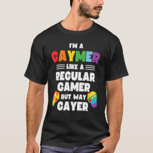 Gaymer Gay Gamer Lgbt Pride Rainbow Controller Ga T-Shirt