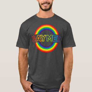 Gaymer LGBT Gay Pride for Men Women Boys Girls Gif T-Shirt