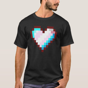 Gaymer Lgbt Retro Pride  Transgender Gamer Pixel H T-Shirt