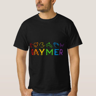 Gaymer  Video Game LGBT Heartbeat Gamer Pride Mont T-Shirt