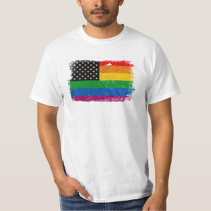 Gaymerican Pride Flag T-Shirt