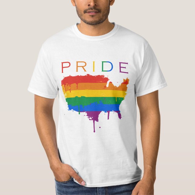 Gaymerican Pride T-Shirt (Front)