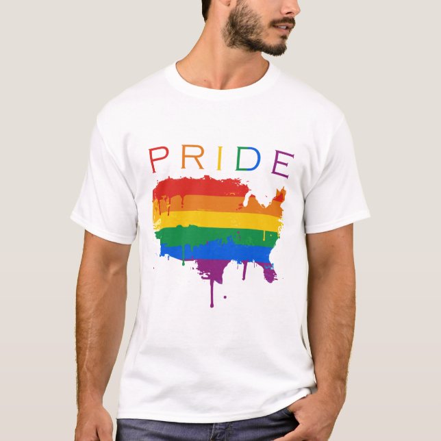 Gaymerican Pride T-Shirt (Front)