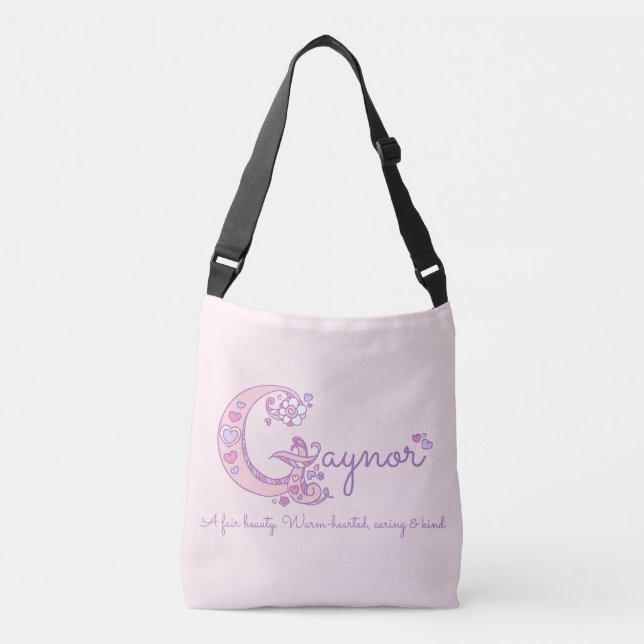 Gaynor name and meaning G monogram bag (Front)