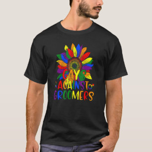 Gays Against Groomers Gradien Groom Dogs Not Kids T-Shirt