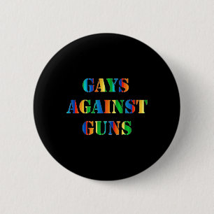 Gays Against Guns Rainbow Protest March Resist 6 Cm Round Badge
