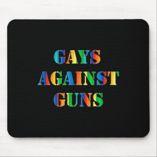 Gays Against Guns Rainbow Protest March Resist Mouse Mat
