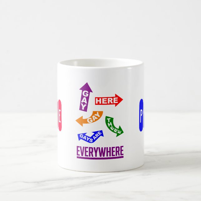 Gays Everywhere mug (Center)