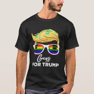 Gays For Trump 2024 Election Donald Trump Presiden T-Shirt