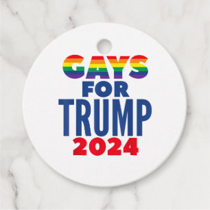 Gays For Trump 2024 Election Favour Tags
