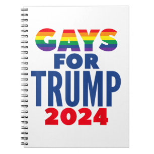 Gays For Trump 2024 Election Notebook