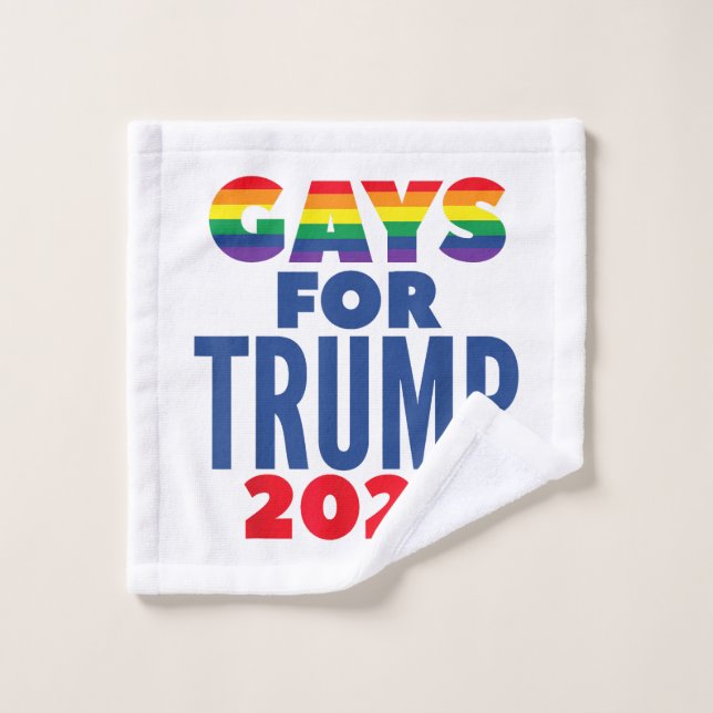 Gays For Trump 2024 Election Wash Cloth (Wash Cloth)