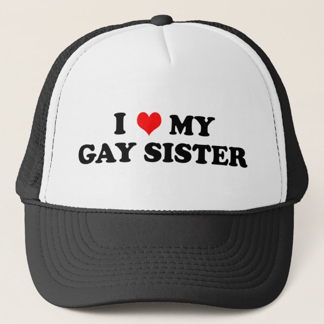 gaysister trucker hat (Front)