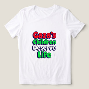 Gaza Children Deserve Life Gaza Genocide Tri-Blend Shirt