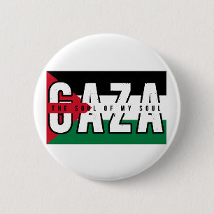 GAZA The Soul of My Soul 6 Cm Round Badge