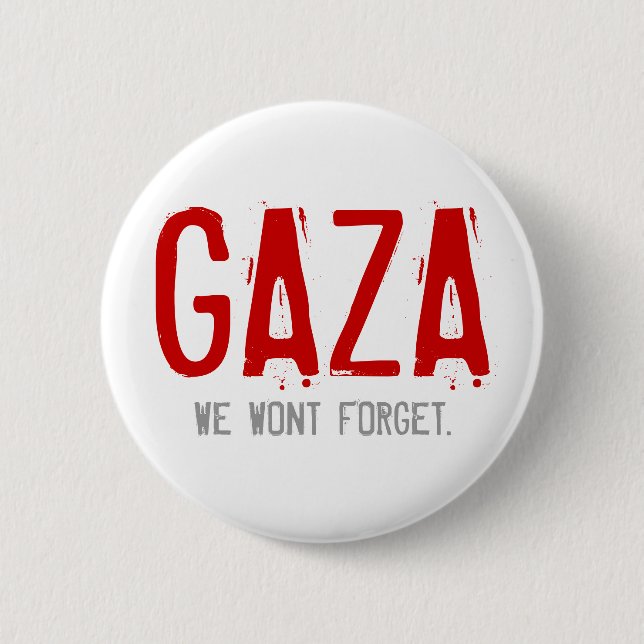 GAZA, WAR OF 2008-2009 6 CM ROUND BADGE (Front)