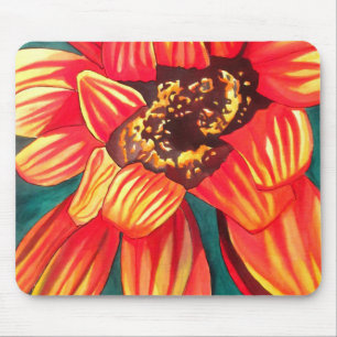 Gazania desert flower art by Sacha Grossel Mouse Mat