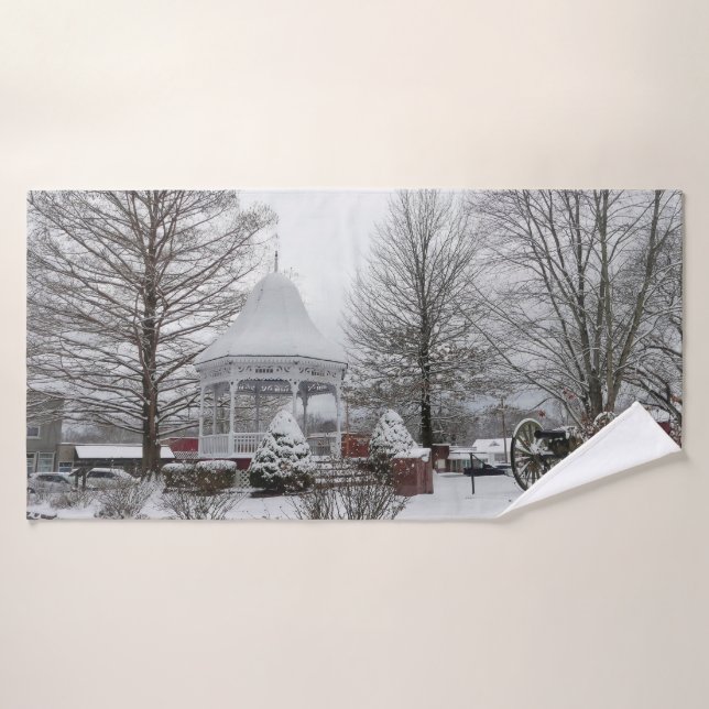 Gazebo and Cannon Bath Towel Set (Bath Towel)