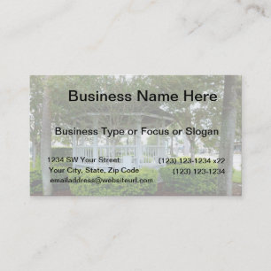 gazebo back fort pierce florida business card