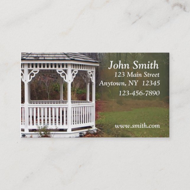 Gazebo Business Card (Front)