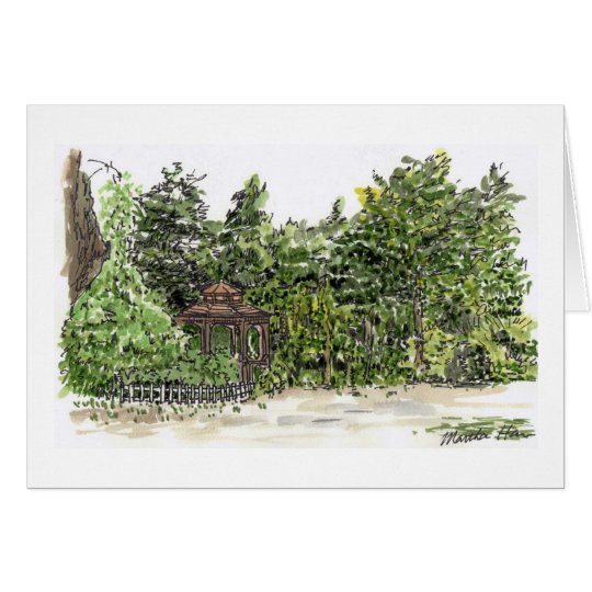 Gazebo in Long Beach Peninsula Cards